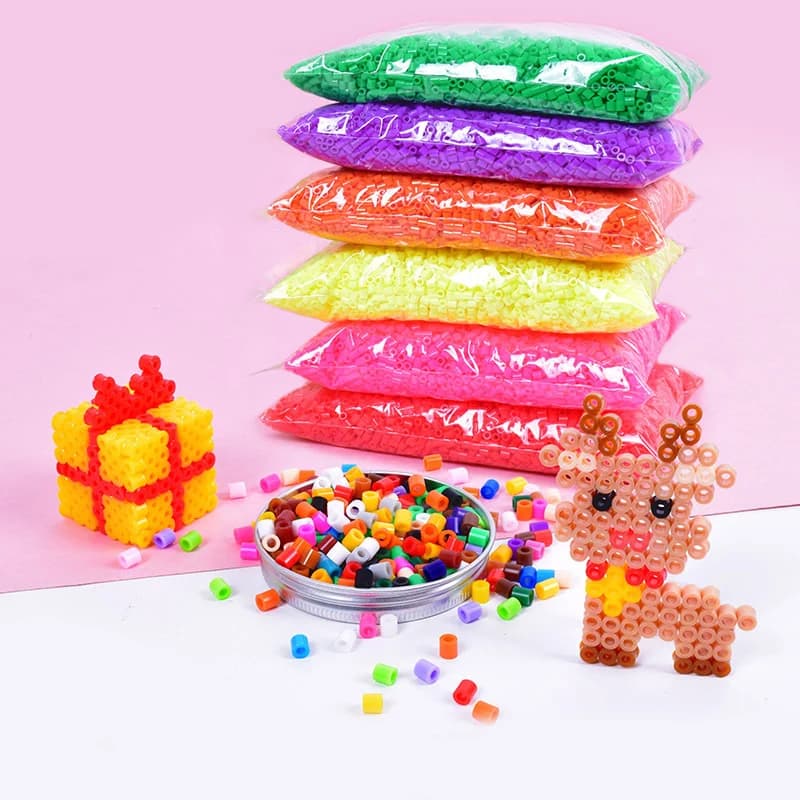 2000 pièces/sac 2.6mm Hama perles Puzzle Perlen perles de fer bricolage Perler fusible perle Intelli