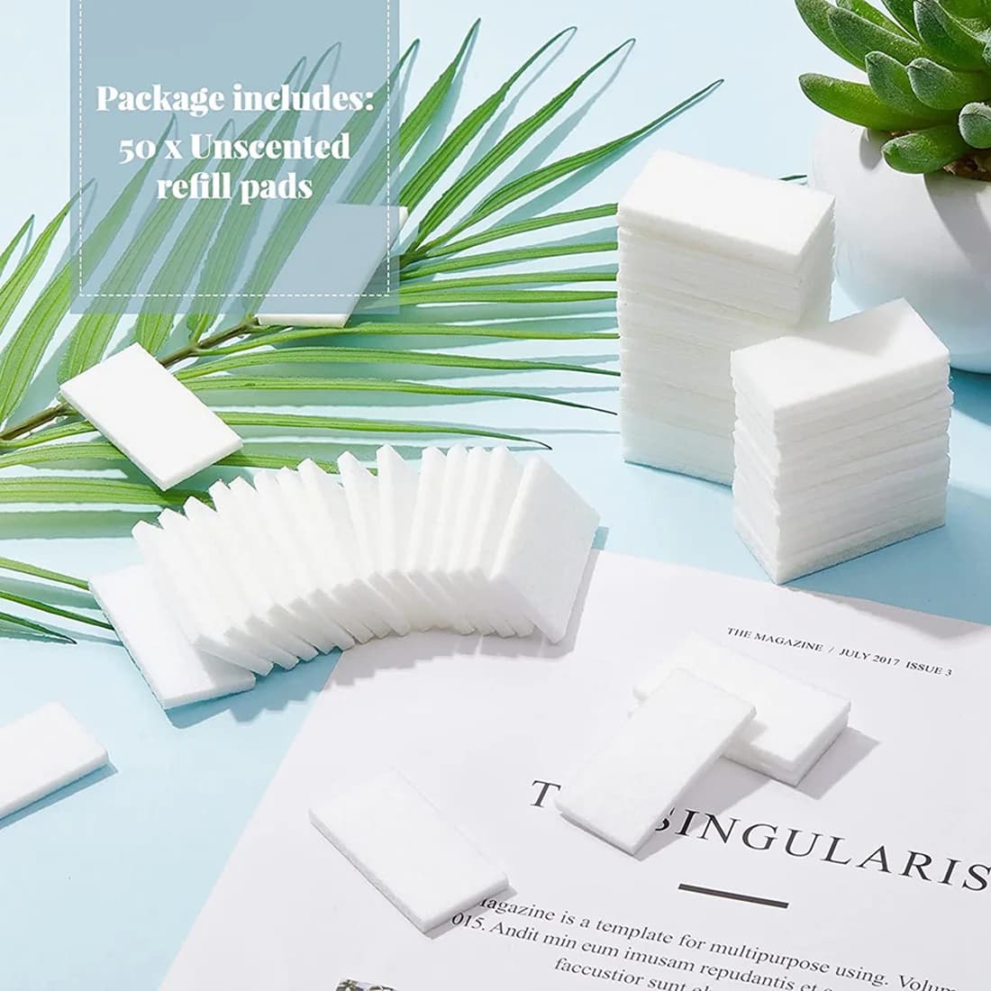 Tampons d'huile d'aromathérapie non parfumés pour diffuseur de parfum de voiture, tampons diffuseurs