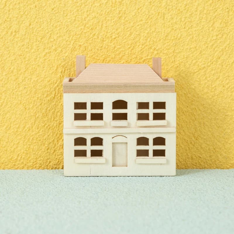 Maison de poupée Miniature 1:12, petite Villa mignonne, accessoires de meubles miniatures pour maiso
