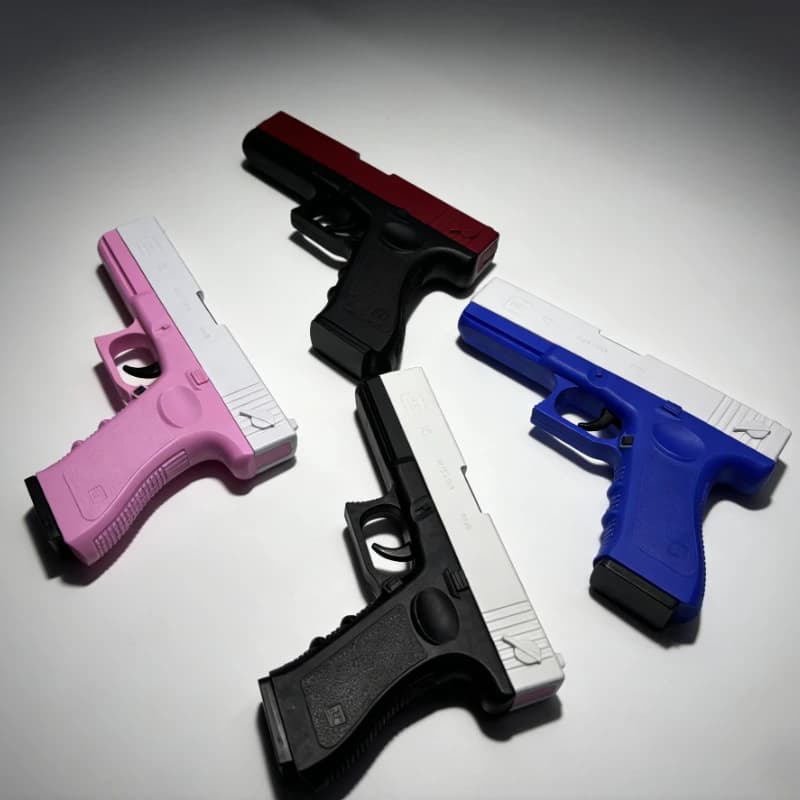 NOUVEAU Pistolet à air comprimé à balles souples de haute qualité, jouet manuel, chargeur bas, laser