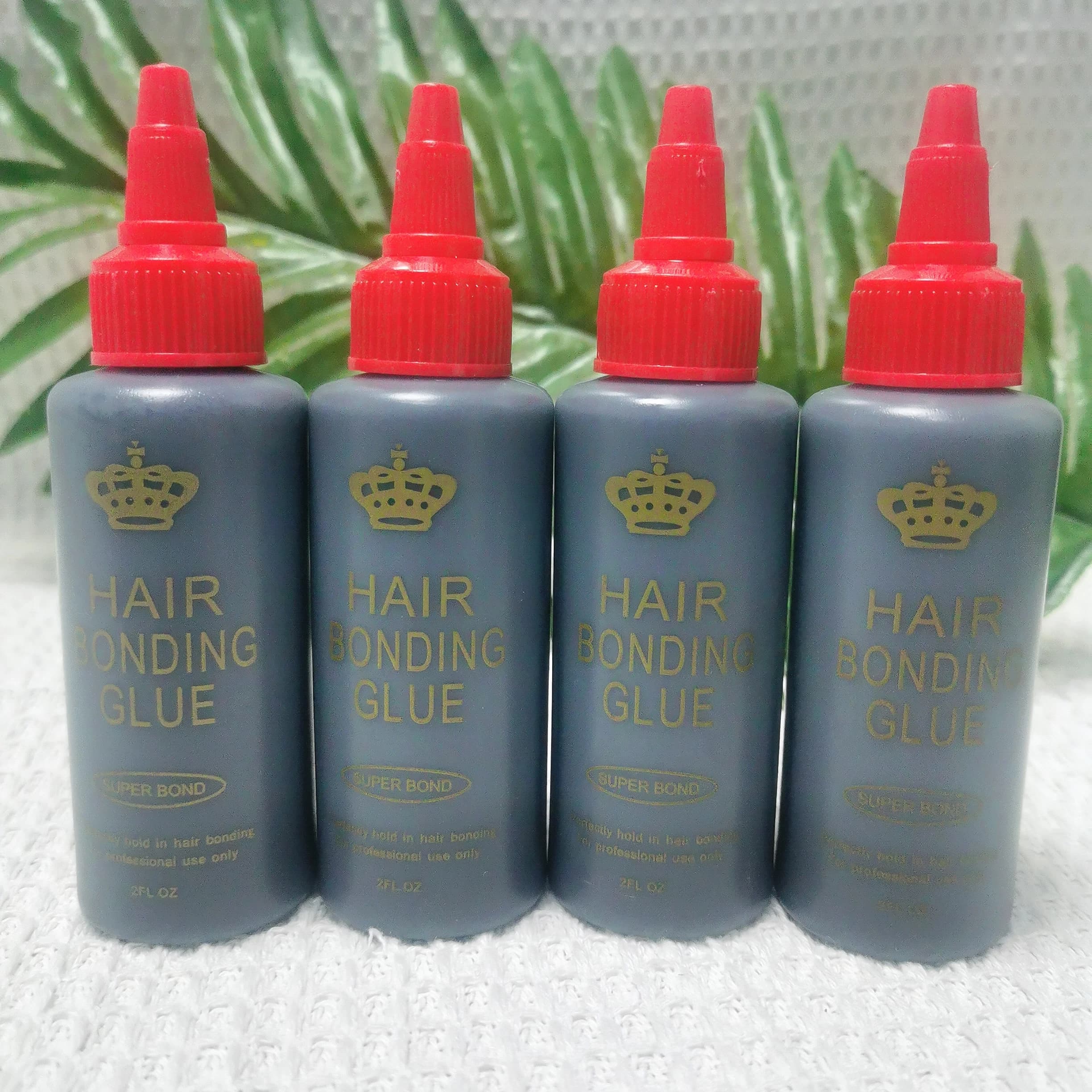 Colle pour tissage de cheveux noire 1 oz/2 oz/4 oz 30 ml/60 ml/118 ml, colle pour tissage de cheveux