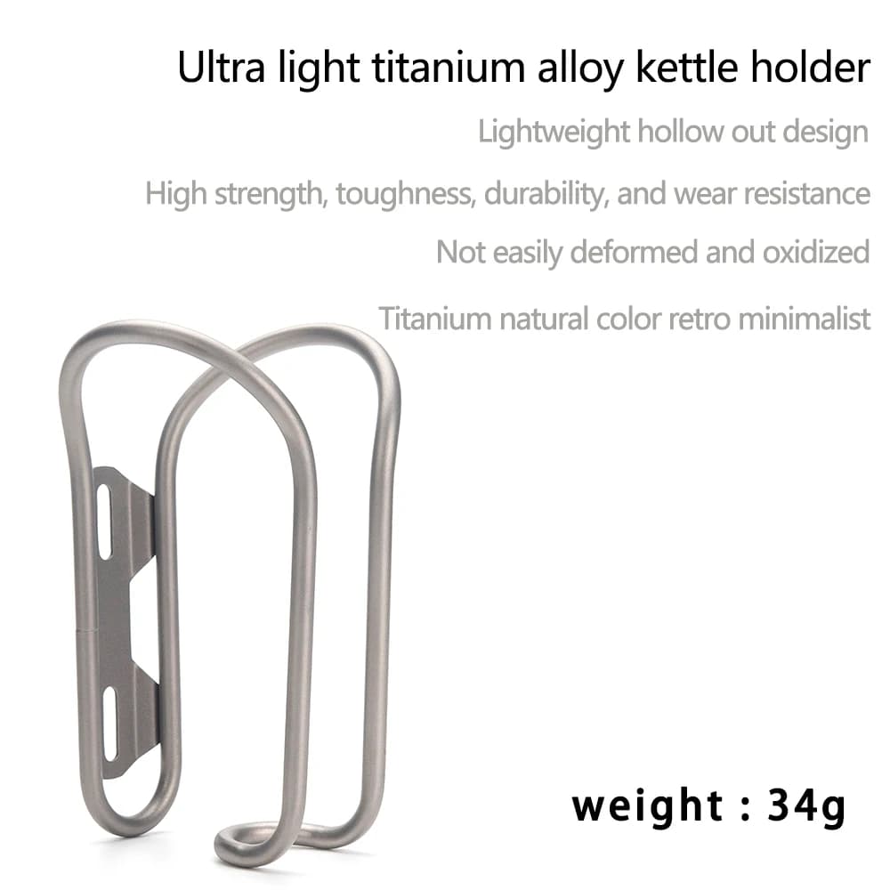 Porte-bouteille de vélo en titane ultraléger porte-bouteille vtt support de bouteille de vélo de rou
