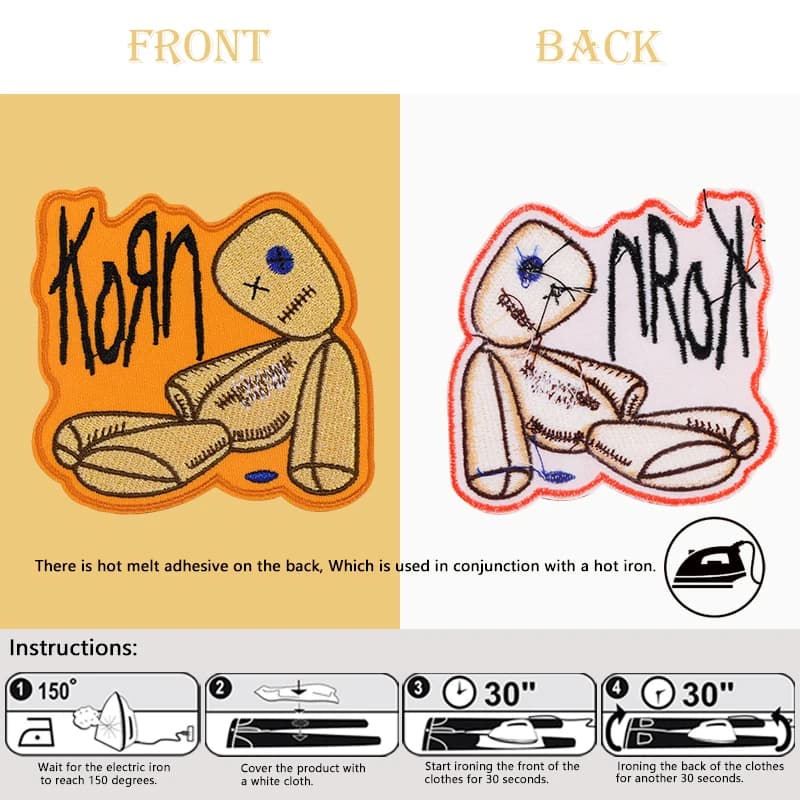 Patch brodé Rock Hip Hop, 1 pièce, musique Punk moral inspirant, bricolage, cadeau à coudre, fer sur