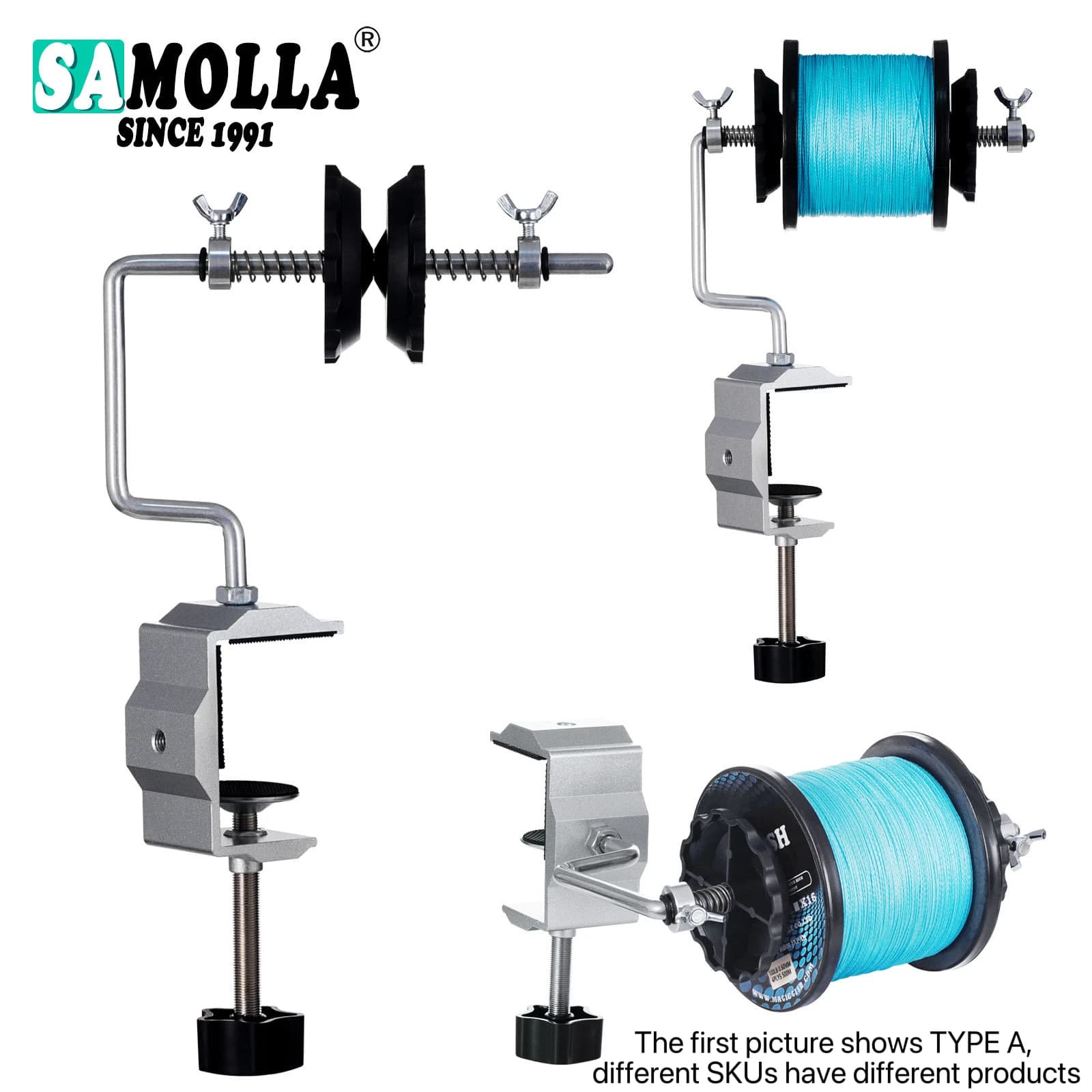 Nouveau bobine de ligne de pêche pour Baitcasting moulinet de filature Portable ligne de pêche enrou