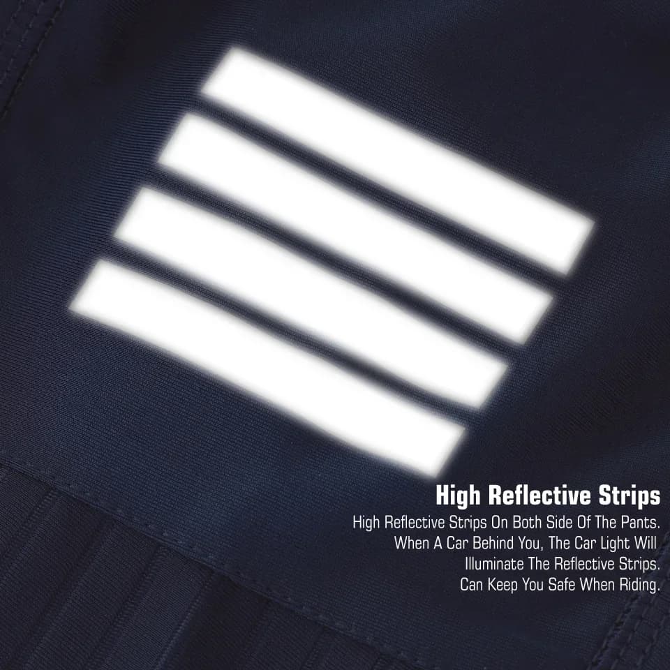 KEMALOCE hommes pantalons de cyclisme été et automne séchage rapide bleu/noir/gris Gel Pad vtt vélo 