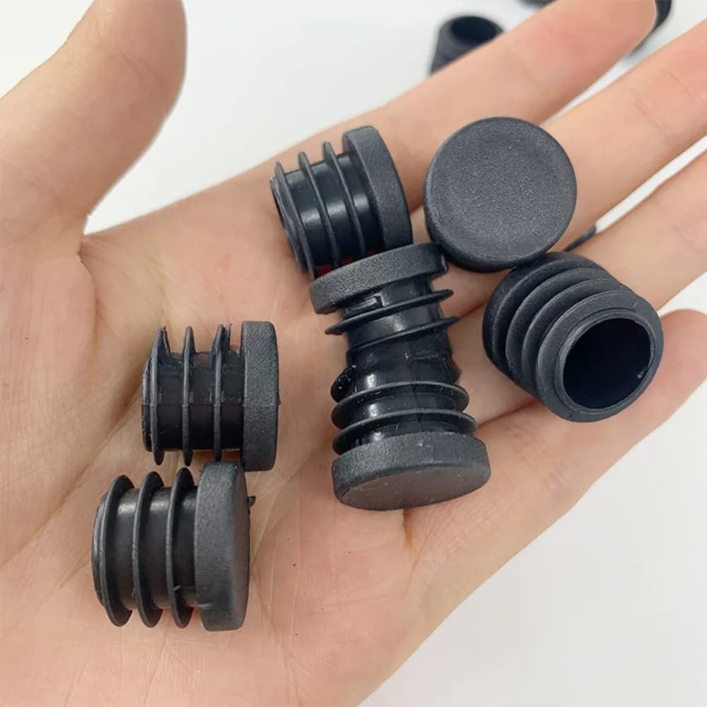Bouchons de trou en plastique ronds, inserts pour tubes métalliques, bouchons de quincaillerie, clôt
