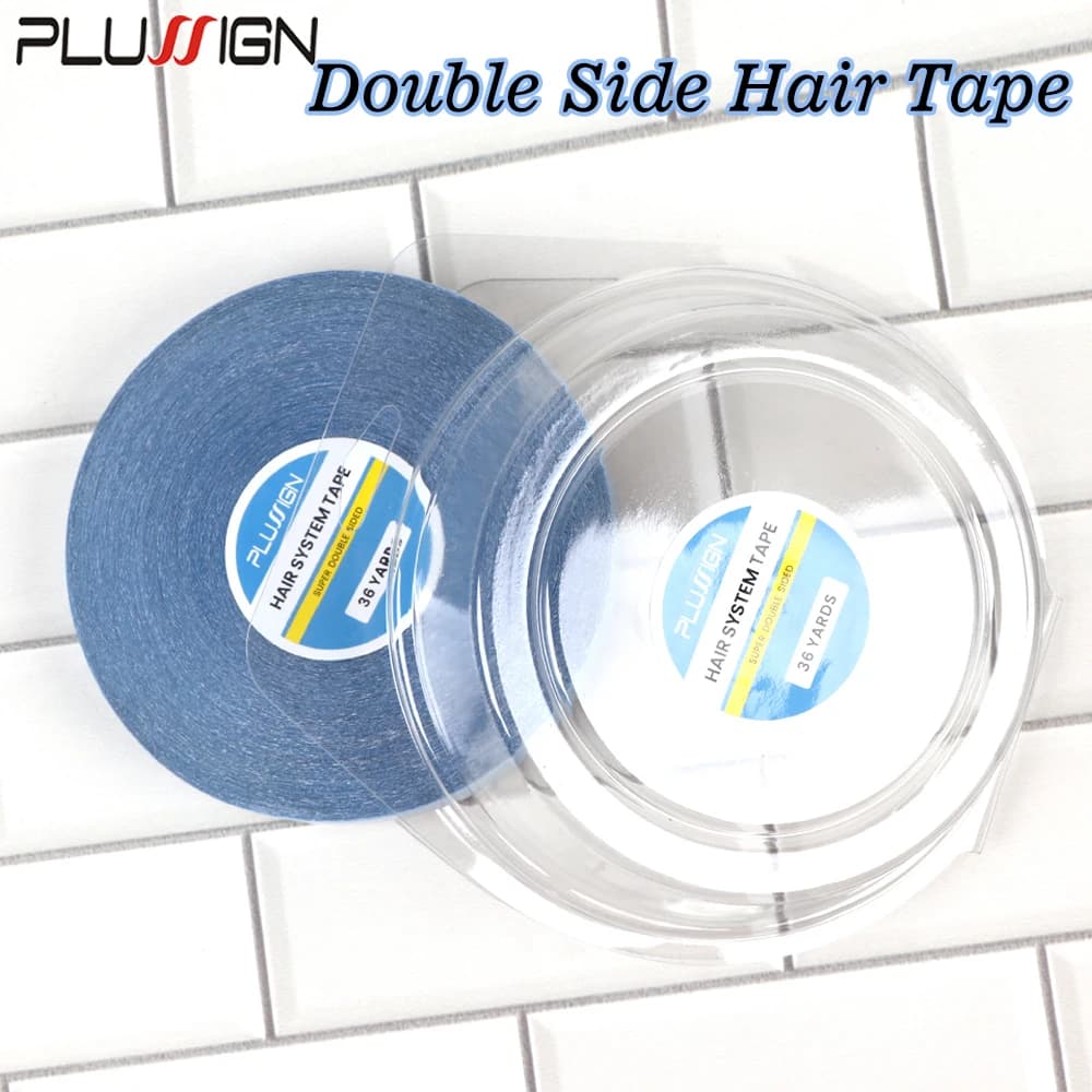 Rouleau de ruban adhésif pour Extensions de cheveux, 36 Yards/rouleau, sans liaison brillante, Doubl