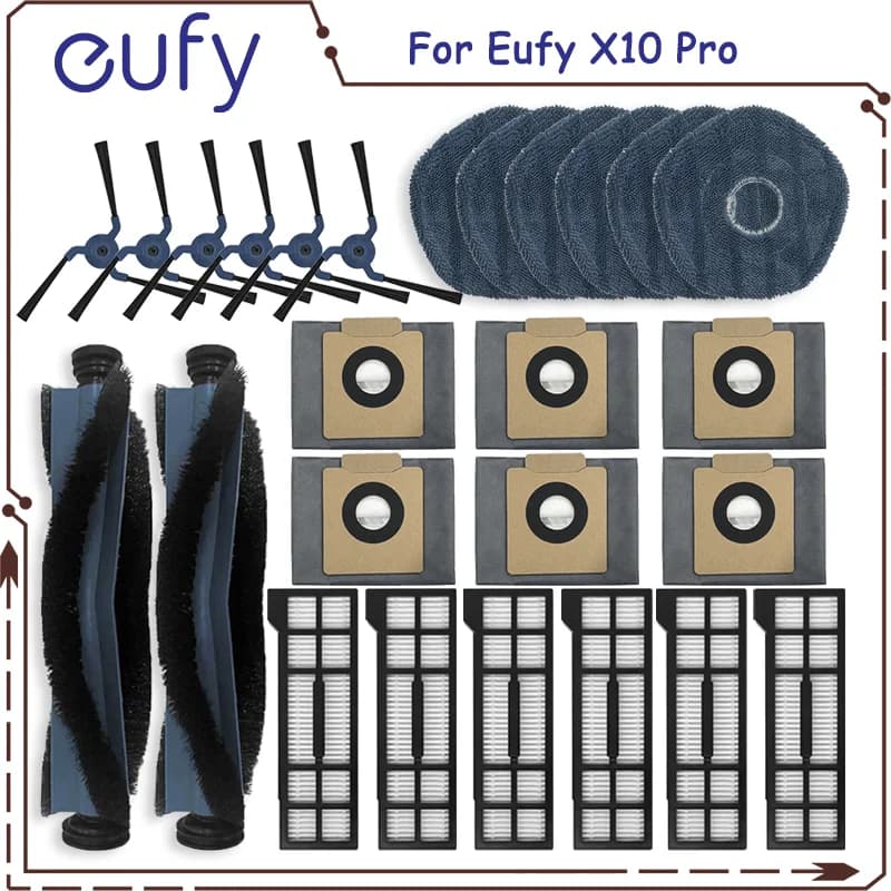 Pièces de rechange pour aspirateur Omni Fy X10 Pro, rouleau, brosse latérale, filtre, vadrouille, gr