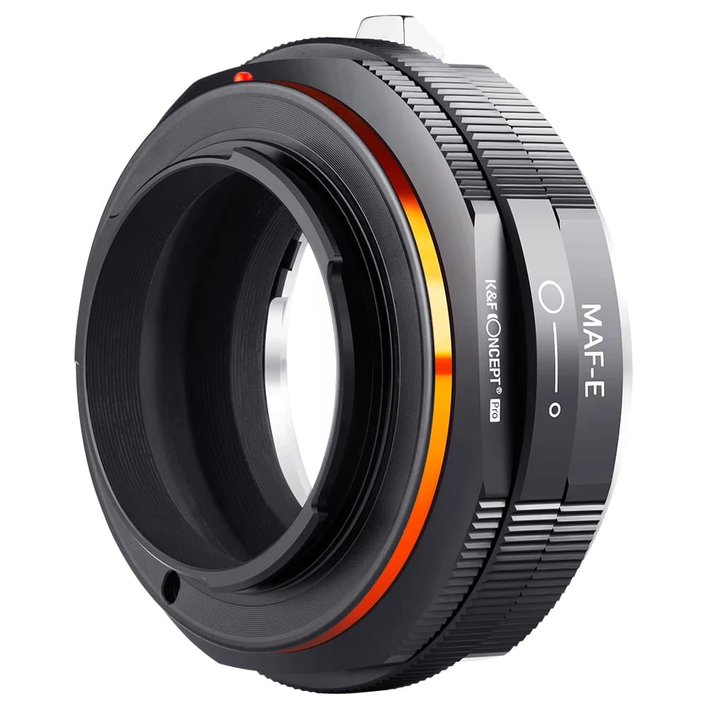 Adaptateur K&F CONCEPT pour objectifs Sony Alpha A et Minolta AF vers appareils photo NEX E