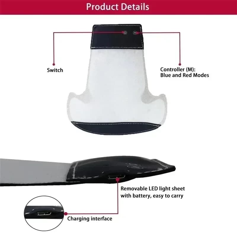Nouveau LED rouge bleu lumière thérapie casquette croissance des cheveux casque Diode LaserHat lumiè