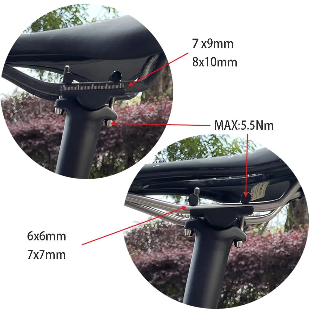Tige de selle ultralégère entièrement en carbone siège de vélo de route tige de selle de vélo de mon