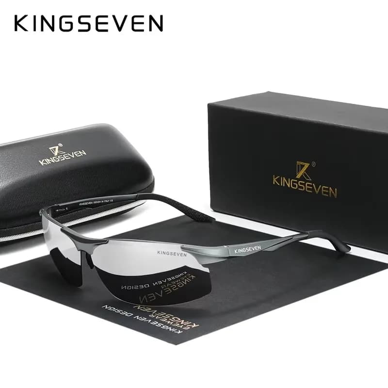 KINGSEVEN UV400 lunettes de soleil polarisées pour hommes cyclisme conduite miroir lentille mâle lun