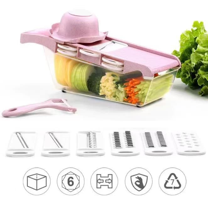 Coupe-légumes avec lame en acier, éplucheur de pommes de terre, râpe à carottes et fromage, trancheu