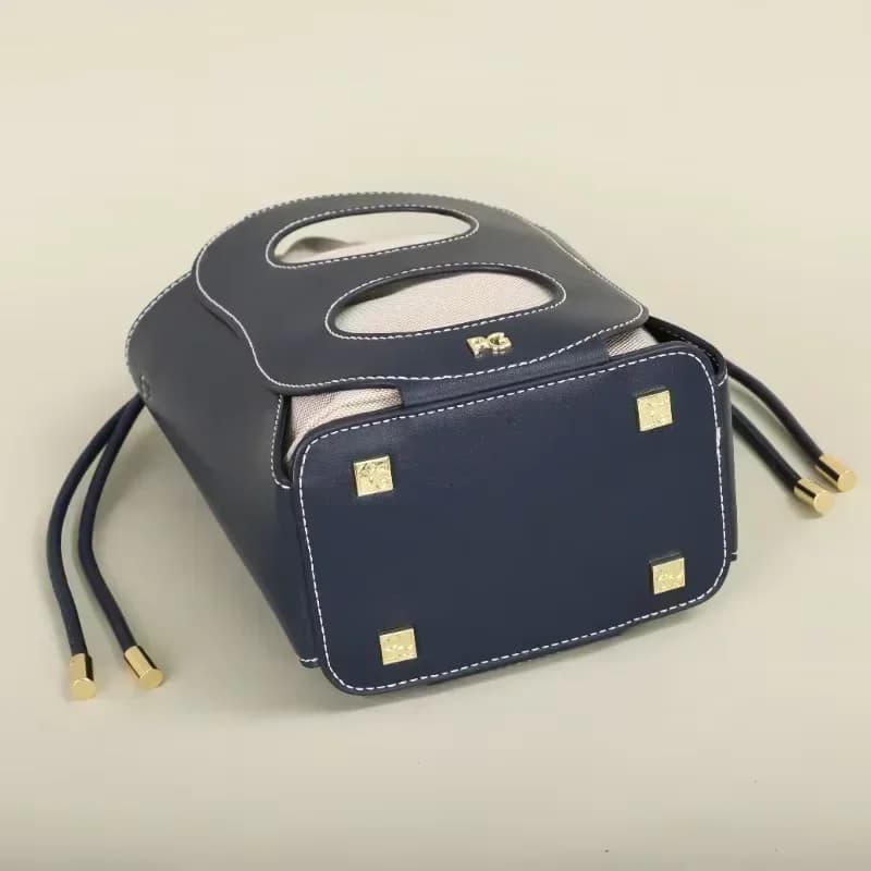 Sac à bandoulière PG pour femme, design ajouré avec cordon de serrage, rétro, polyvalent, haut de ga