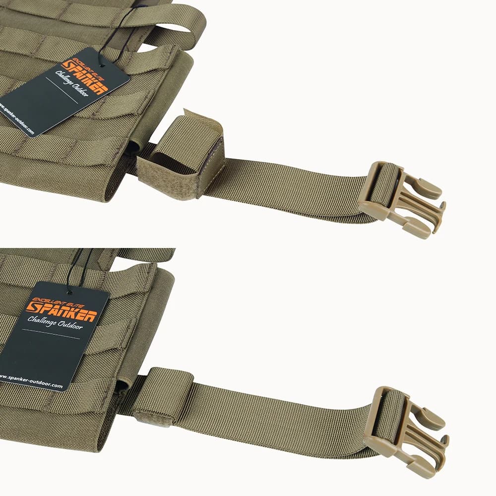 EXCELLENT ELITE SPANKER Gilets tactiques légers Porte-plaques Molle Gilet de protection léger pour A