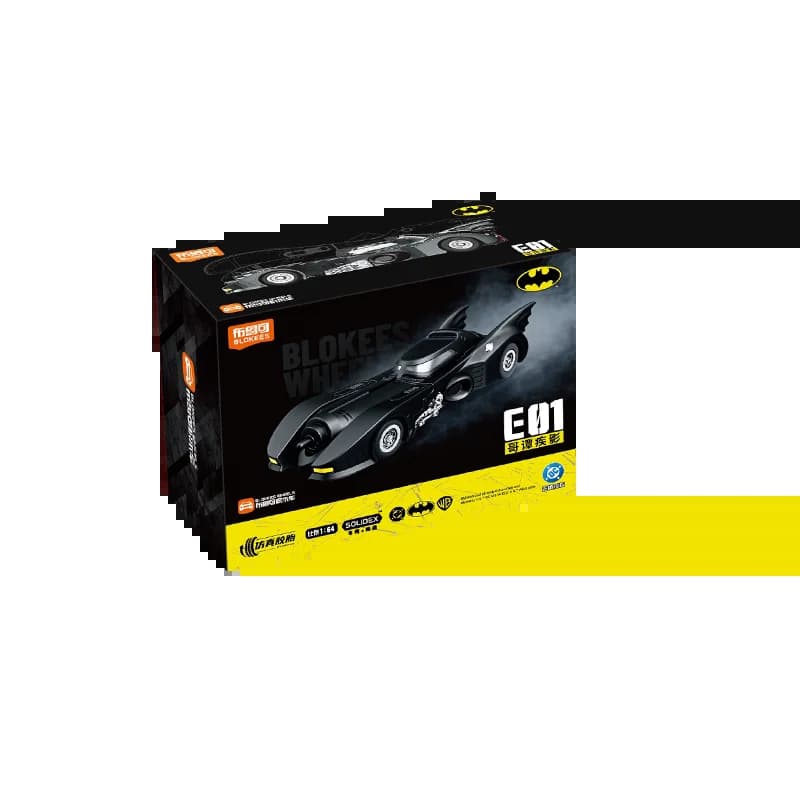 BLOKEES DC Batman E01 Gotham Shadow E02 The Dark Knight Batmobile Figurine Modèle de collection Voit