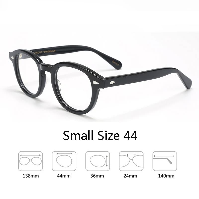 Lunettes de vue pour hommes, style monture transparente, verres transparents, marque Johnny Depp, de