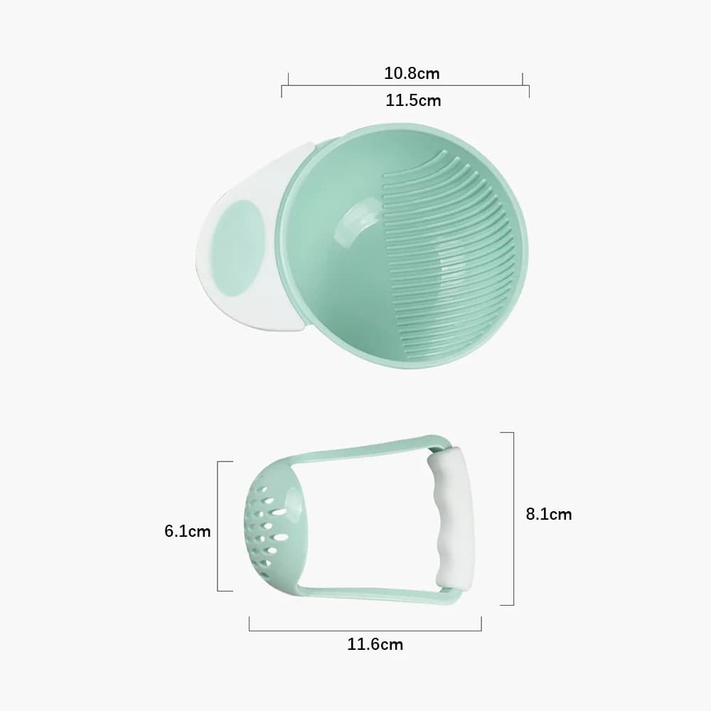 Bol de broyage de nourriture supplémentaire pour bébé, broyeur manuel pour bébé, cuisine de fruits p