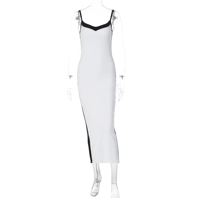 Robe crayon fendue au dos pour femmes, élégante, sexy, batterie con, slim, noire, épissure, abonnés 