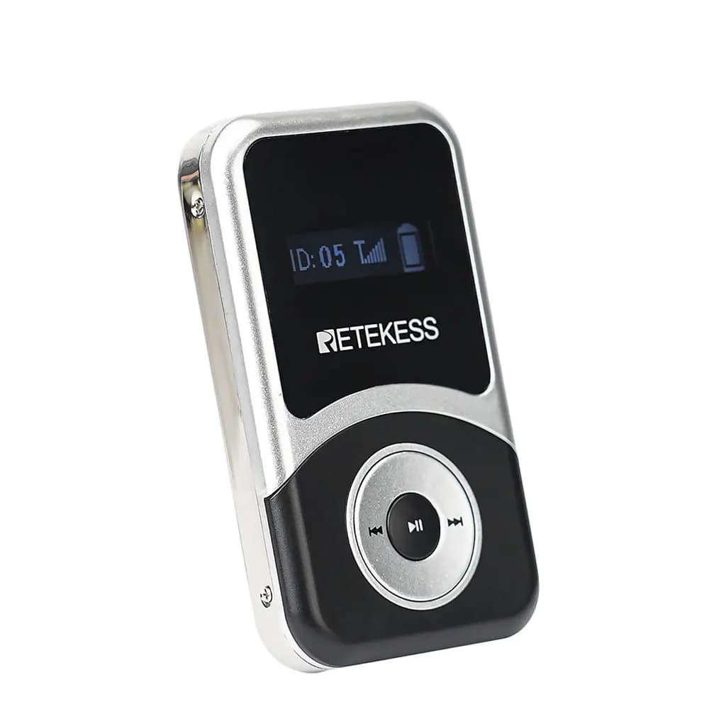 RETEKESS T131S – Lot de 5 récepteurs pour guide touristique, 2ème génération T130, longue autonomie 