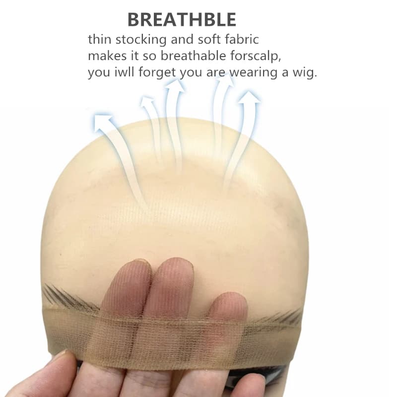 Bonnets de perruque transparents HD Ultra-fins pour femmes, bas Invisible, bonnet chauve, accessoire