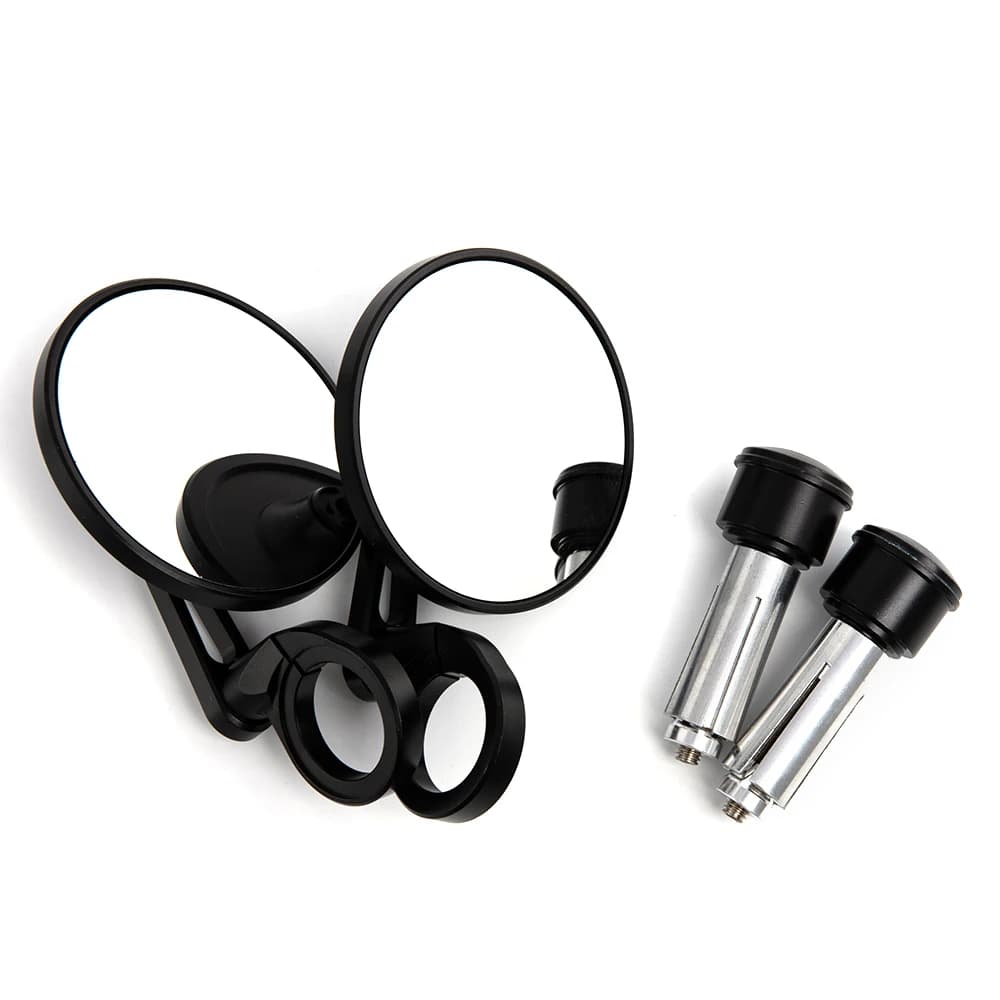 Rétroviseur de moto universel, 1 paire, 7/8 ", 22mm, miroir latéral de motocyclette, accessoires