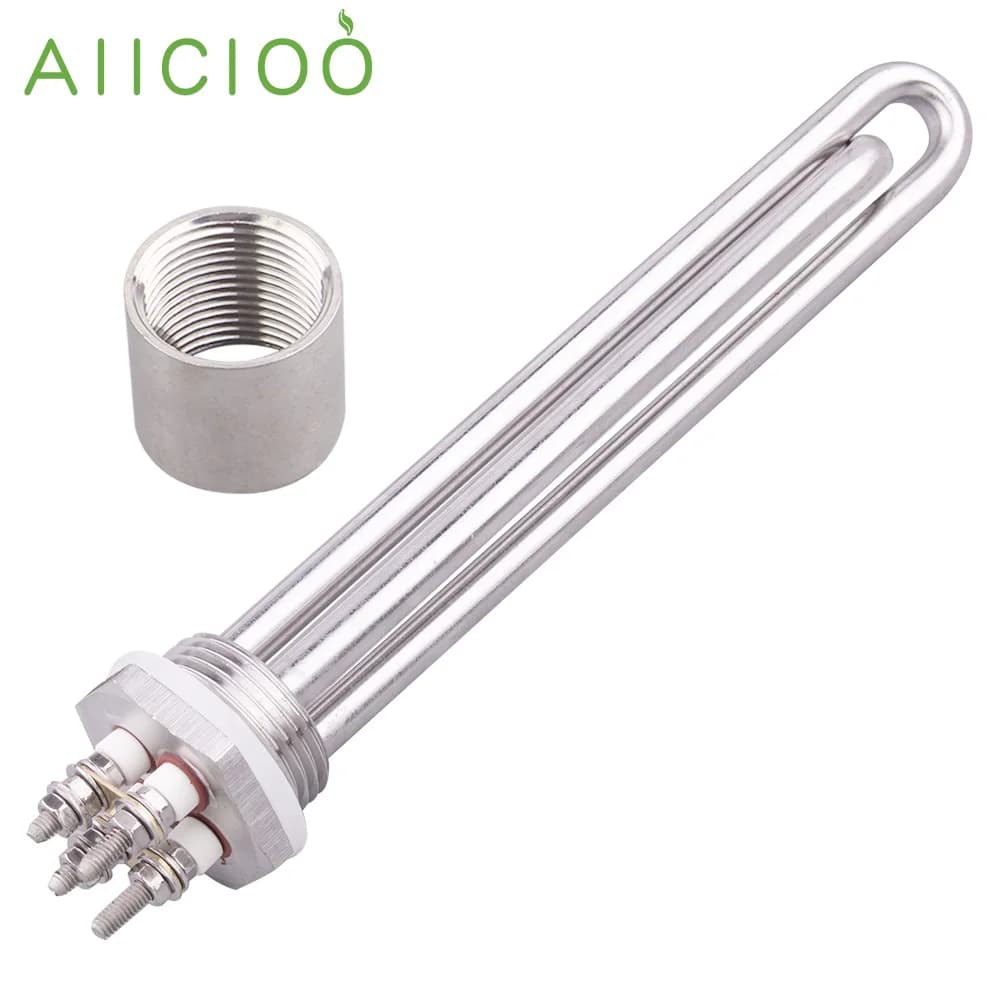 Élément chauffant 12V, eau d'immersion, 1 pouce, BSP DN25, 100W, 200W, 300W, 400W, 600W, chauffage t