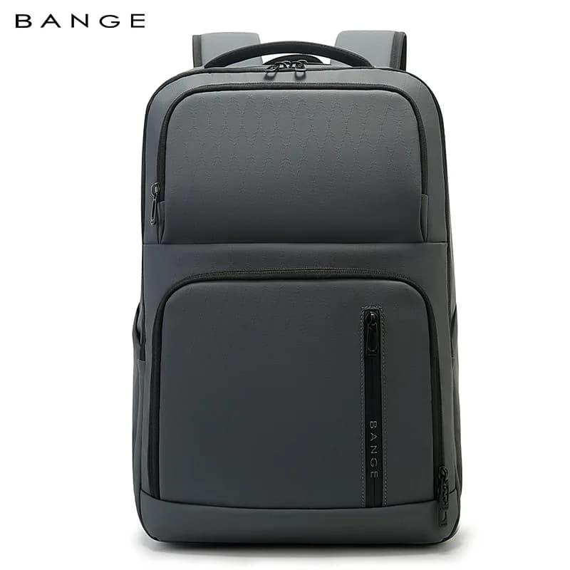 BANGE – sac à dos quotidien pour hommes, grande capacité, léger, étanche, pour ordinateur portable d