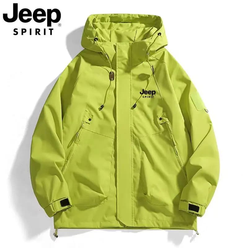 Veste coupe-vent JEEP pour hommes et femmes, nouveau style printemps/automne 2026, coupe-vent à capu