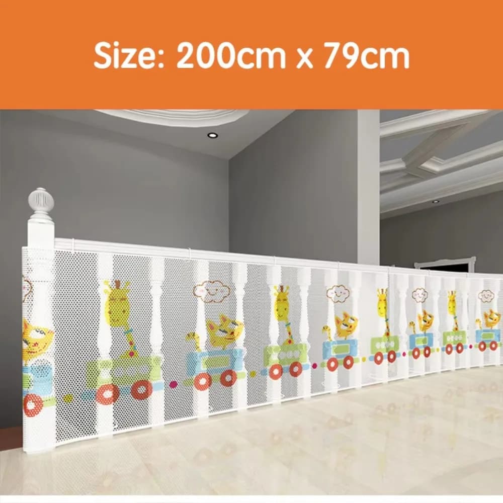 Barrière de sécurité en maille pour enfants, Protection des escaliers, barrières de sécurité pour bé