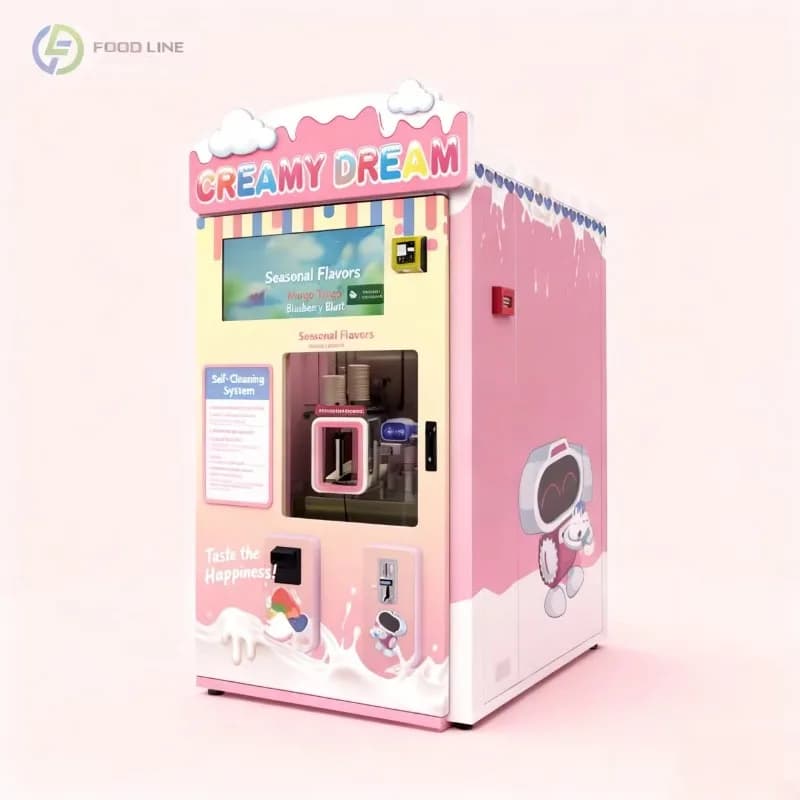 Machine à crème glacée en acier inoxydable de qualité alimentaire, personnalisée, hygiénique, résist