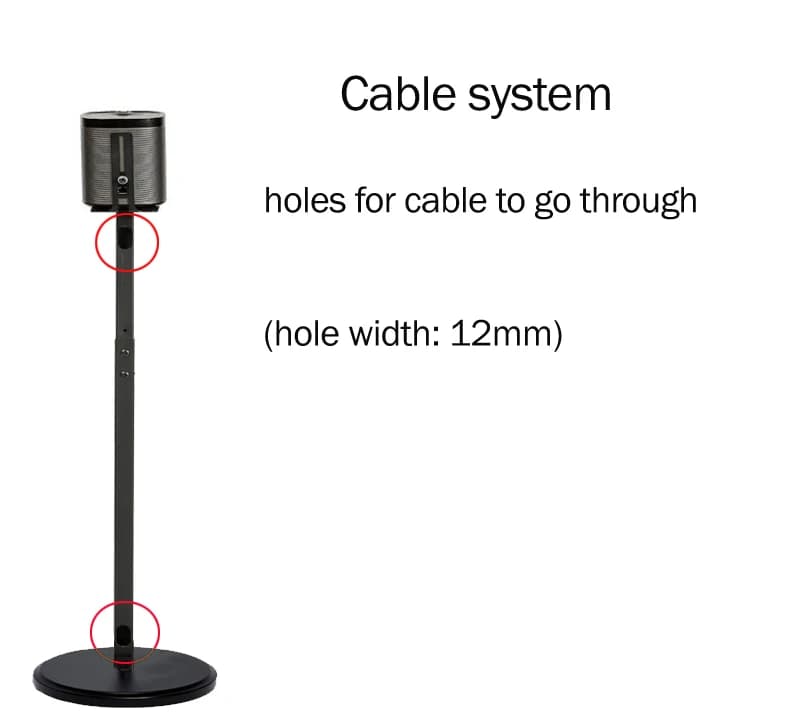 1 paire = 2 pièces blanc SF10L 82,5 cm-114 cm Q930 9500 990C Q990F Q30B Q90B base ronde réglable son