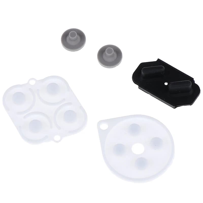 Tampons en caoutchouc conducteur pour manette de jeu SNES, remplacement des claviers, bouton, ensemb