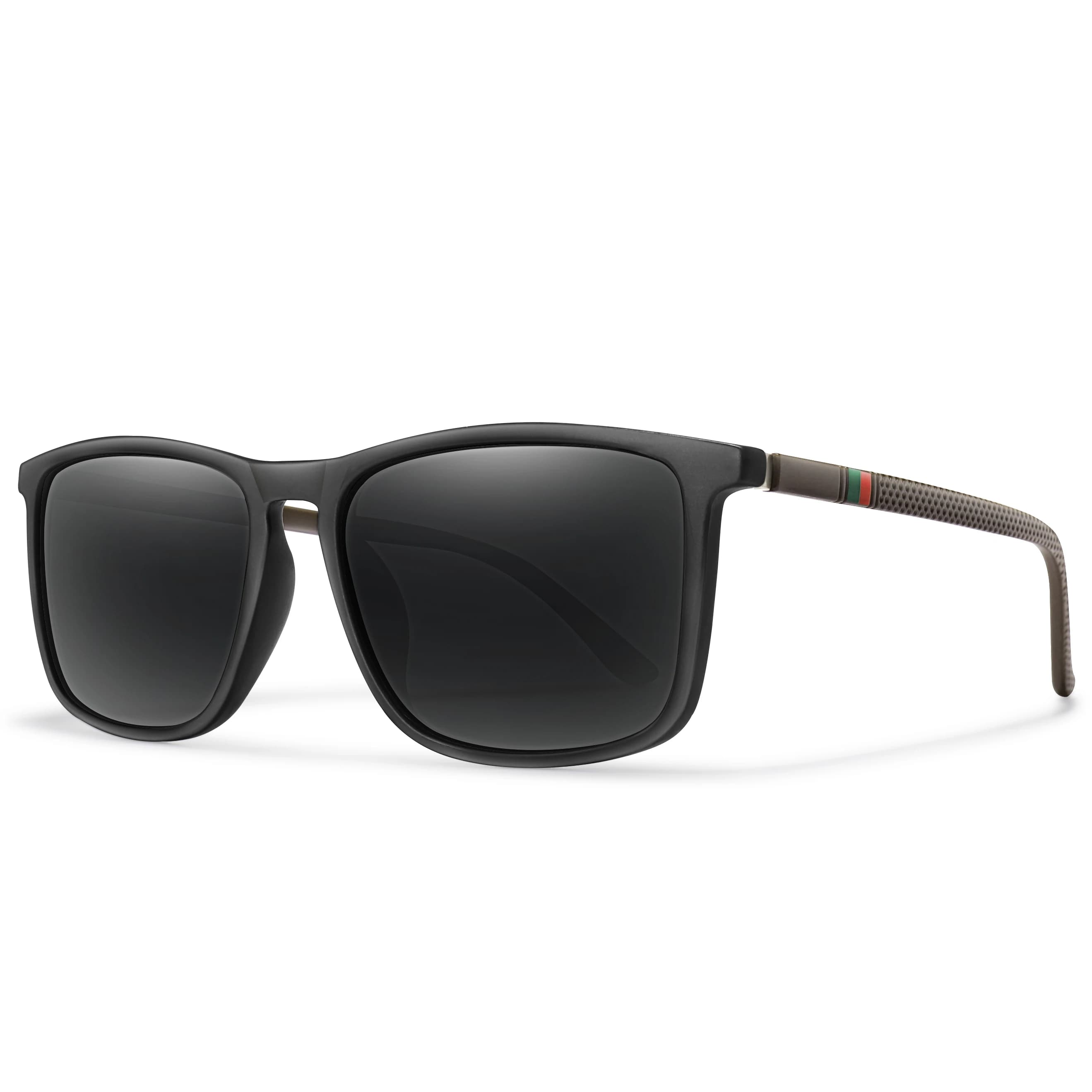Lunettes de soleil carrées polarisées pour hommes et femmes, lunettes pour hommes, lunettes de pêche