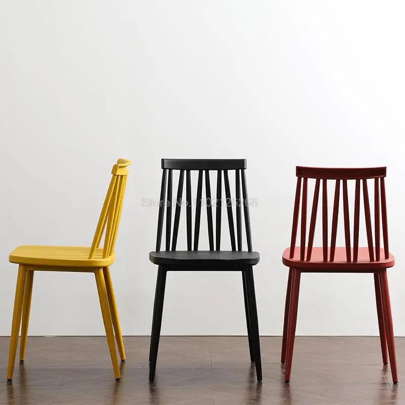 Chaise de bureau de loisirs, chaise de salle à manger, Windsor, nordique, moderne, minimaliste, pare