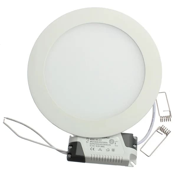 Spot Lumineux LED Encastrable pour le Plafond, Lumière Ultra Brillante, Ampoule Ronde à Intensité Ré