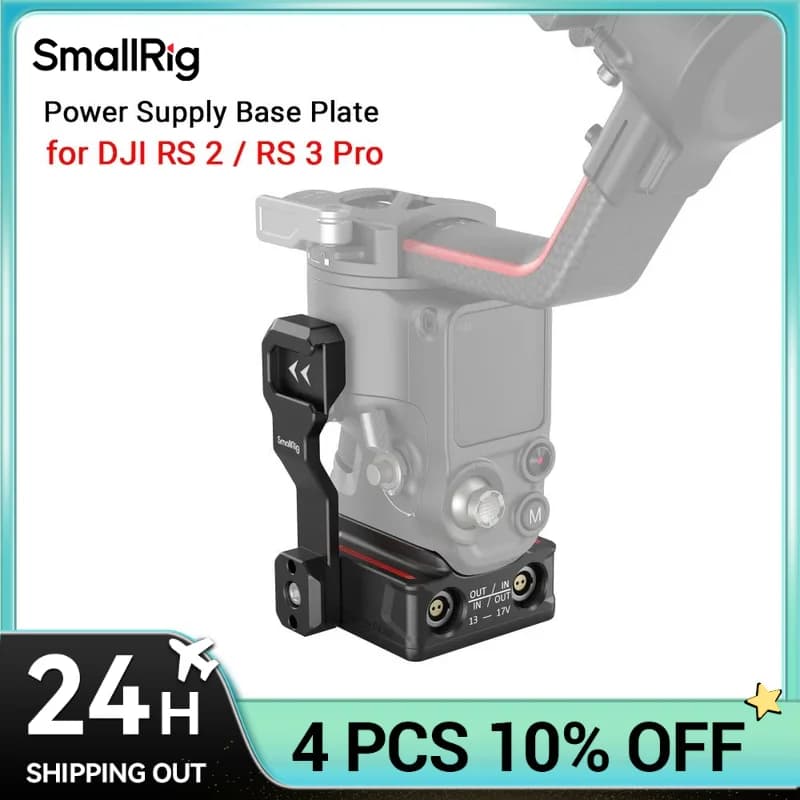 Plaque de Base d'alimentation SmallRig pour DJI RS 2/RS 3 Pro/ RS 4 Pro, Solution d'alimentation ext