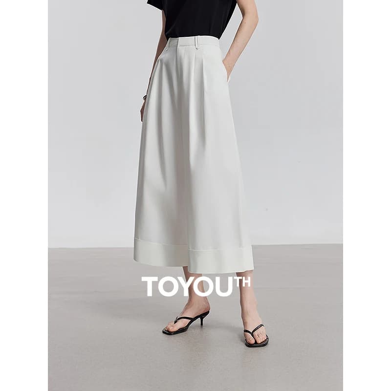 TOYOUTH femmes pantalons décontractés 2025 été nouveau Lyocell pantalons longs