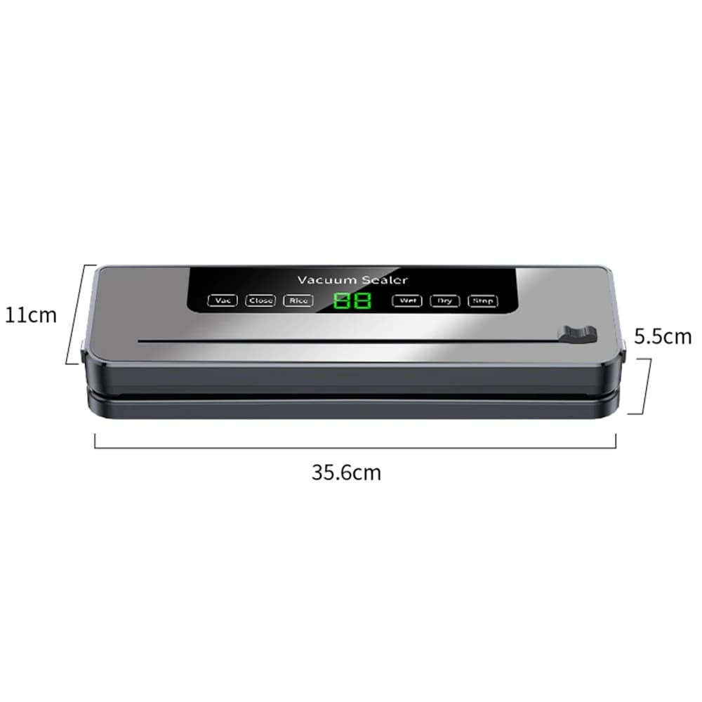 Machine à sceller sous vide automatique pour aliments, 220V, 5 Modes, sec et humide, avec 10 sacs, c