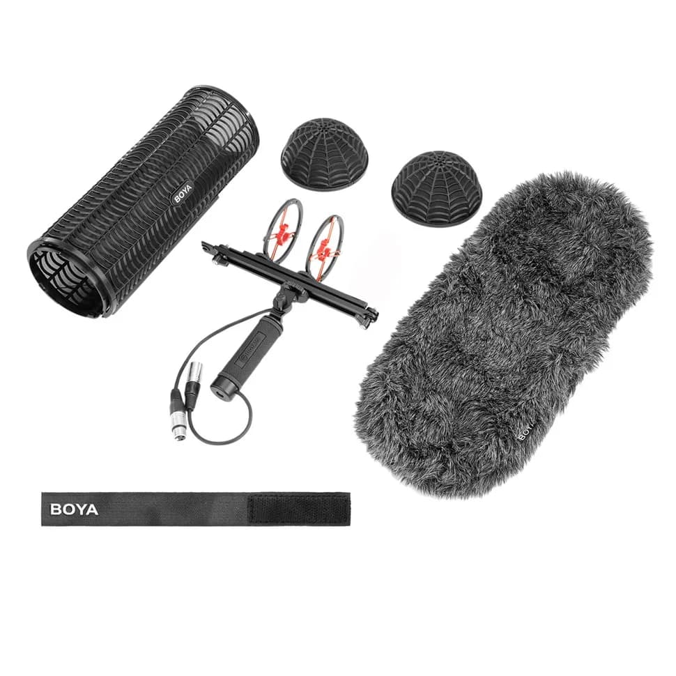 BOYA BY-WS1000 Microphones système de Suspension de pare-brise pour micro de fusil pour Canon Nikon 