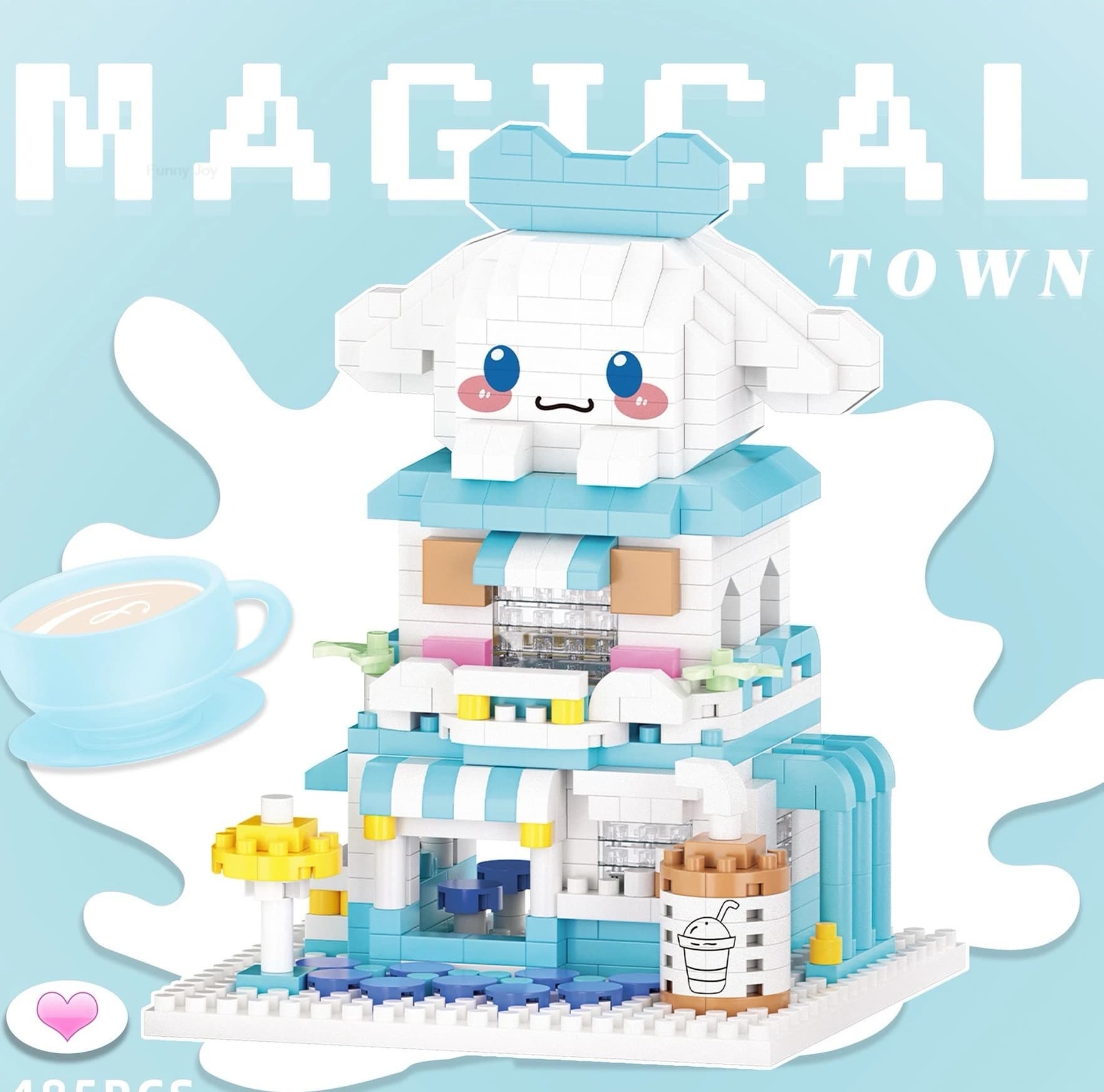Blocs de construction de dessins animés Hello Kitty, Kuromi, My Melody, Cinnamoroll, jouet de poupée