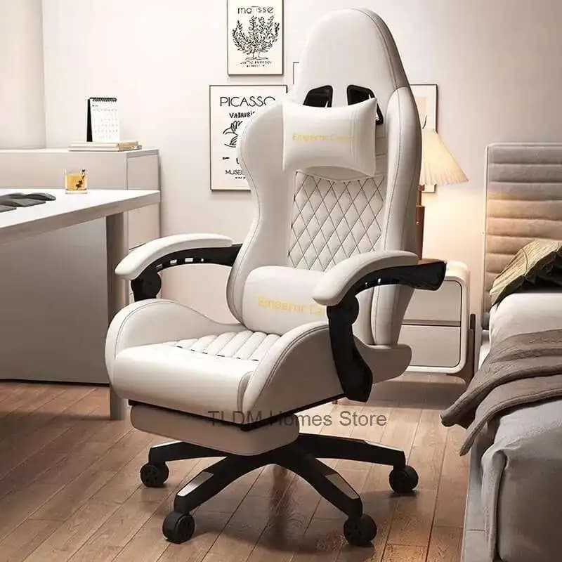 Chaises de jeu en cuir modernes chambre étanche bureau personne inclinable Relax Design fauteuils in