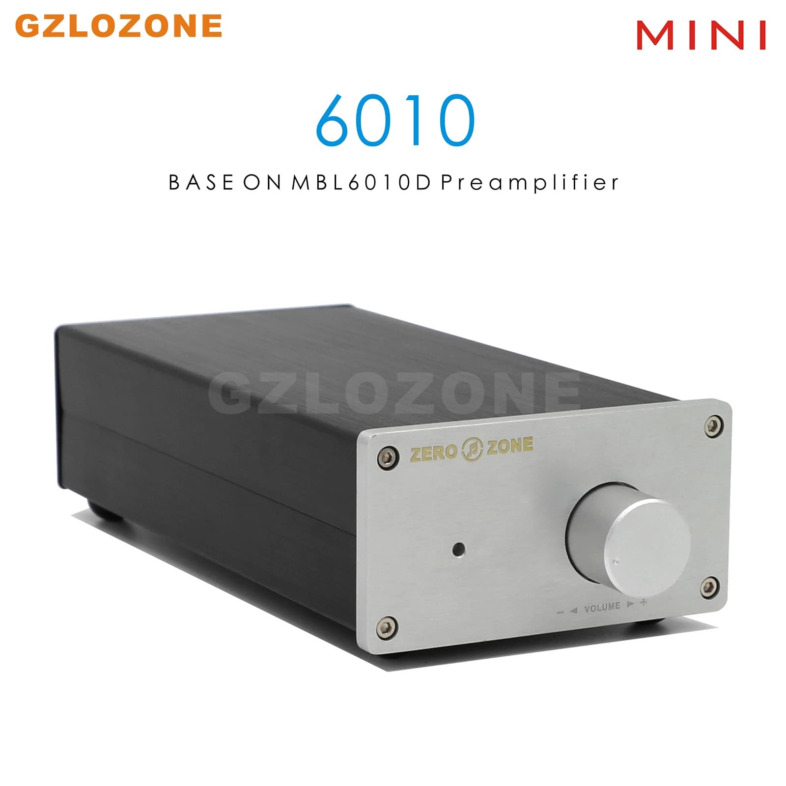 Base de préamplificateur MINI 6010 JRC5534D finie sur le circuit de préampli M-B-L 6010D