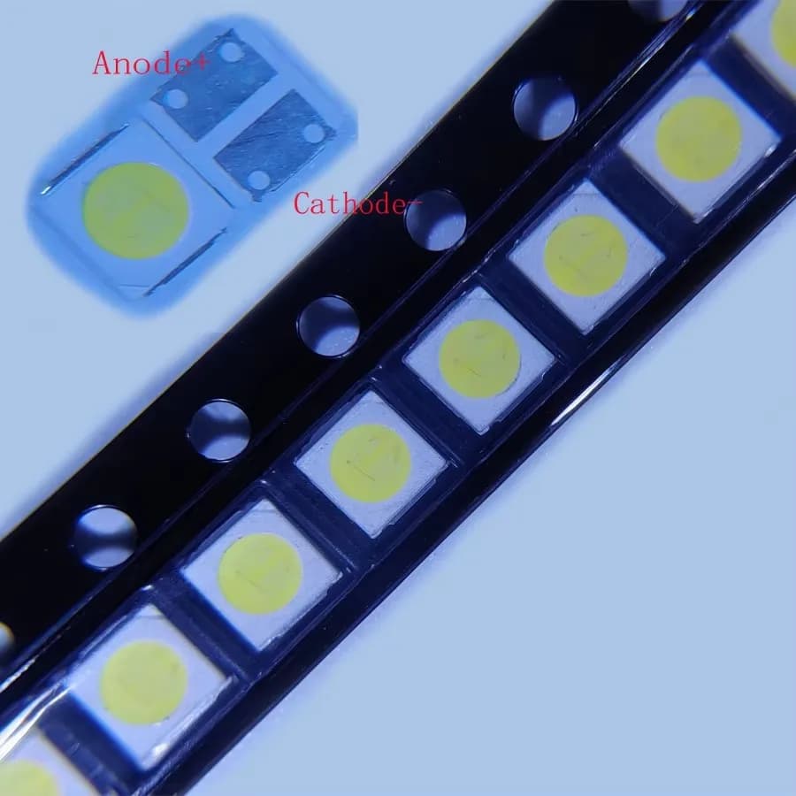 100 pcs/Lot 2 W SMD LED 3030 6 V blanc froid haute puissance pour Application de rétro-éclairage de 