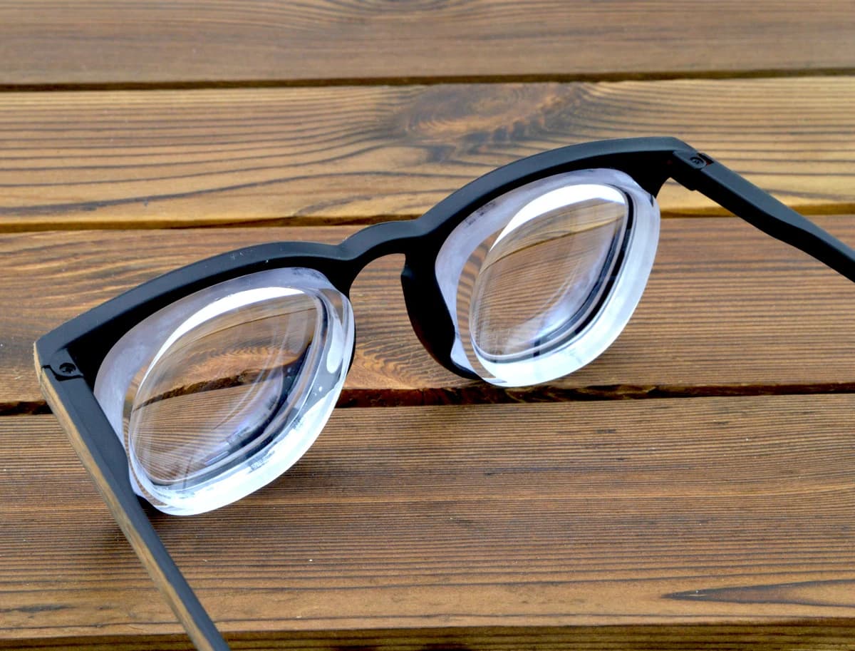 Clara Vida voile de bois haute myopie myopie proche myodisc Vision aide lunettes-11 à-20D PD64