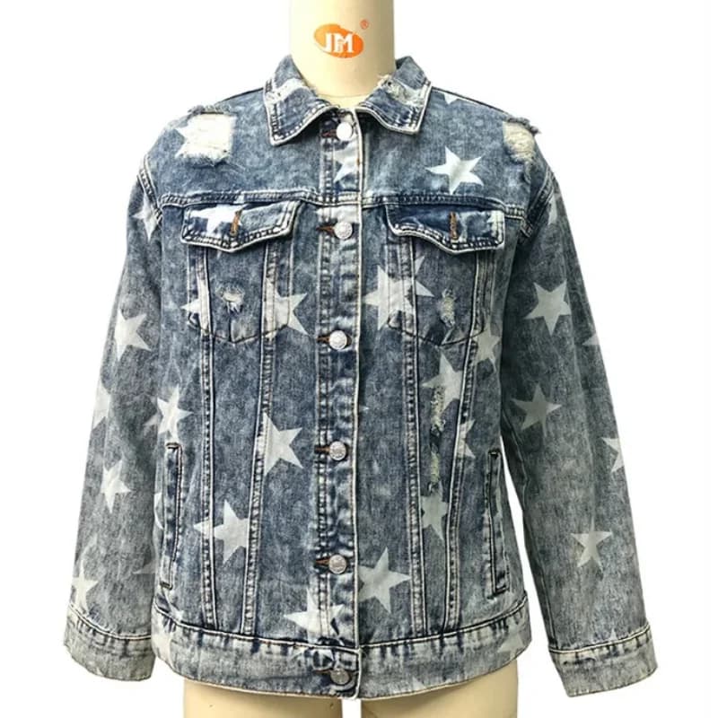 Veste en jean pour femmes, nouveau Style, veste ample pour femmes américaines et européennes