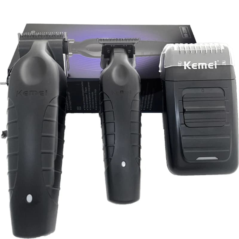 Kemei KM-2296 KM-2299 KM-1102 Kit de tondeuse à cheveux professionnelle rasoir électrique Machine de
