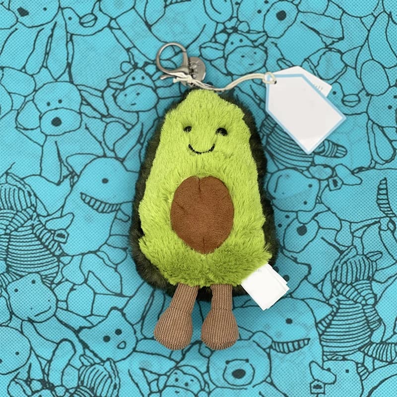 JELLYCAT  Peluche guimauve, Mini breloque cerise, Peluche méduse, Pastèque, Tournesol, Breloque sac 