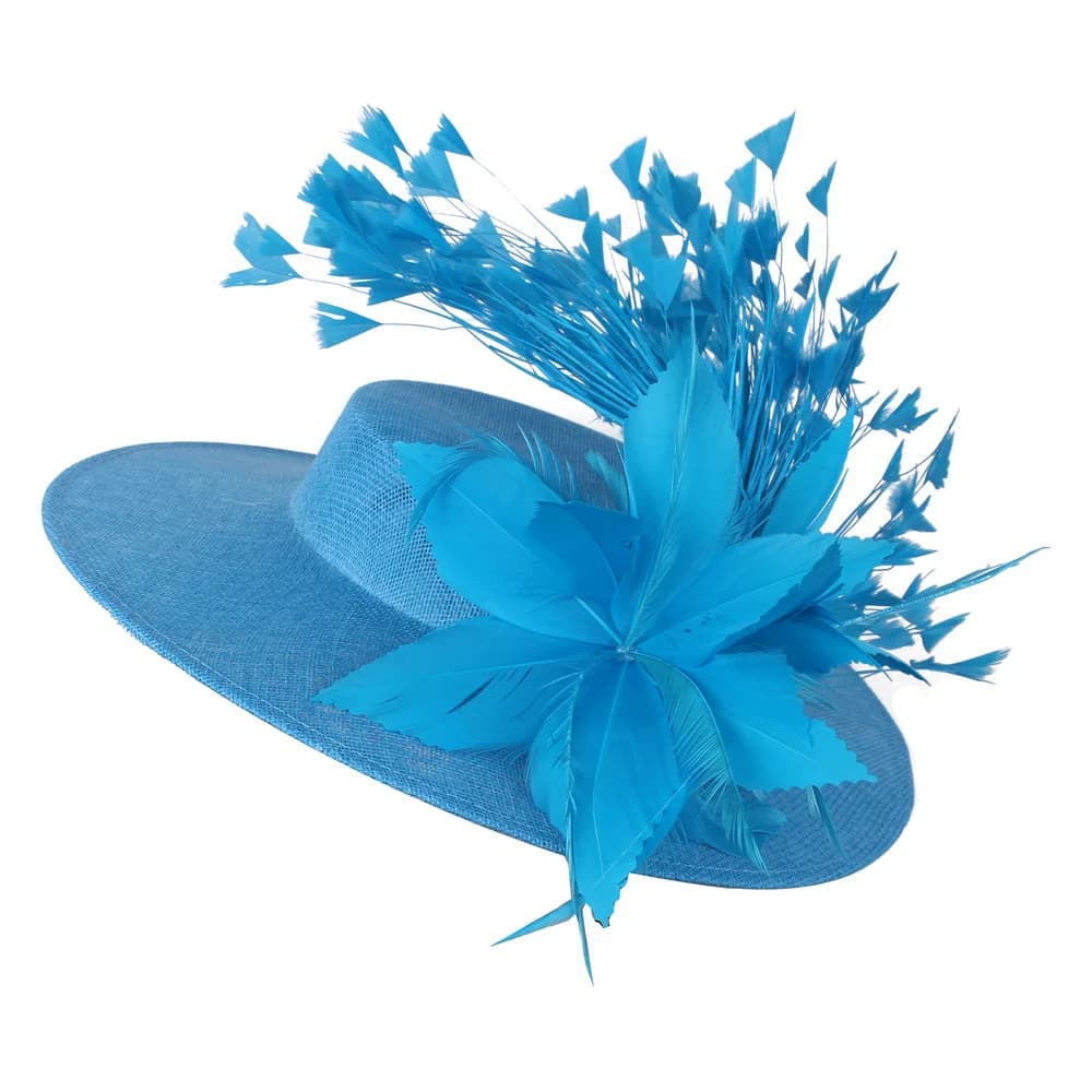 Mode plume Mariage Fascinator femmes événement formel Derby casque dames élégant Mariage chapellerie