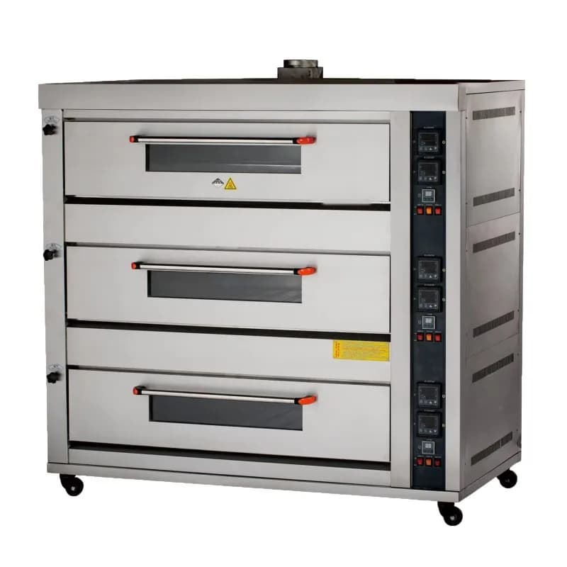 Machine à pain industrielle à gaz pour boulangerie, équipement de cuisson commercial haute efficacit